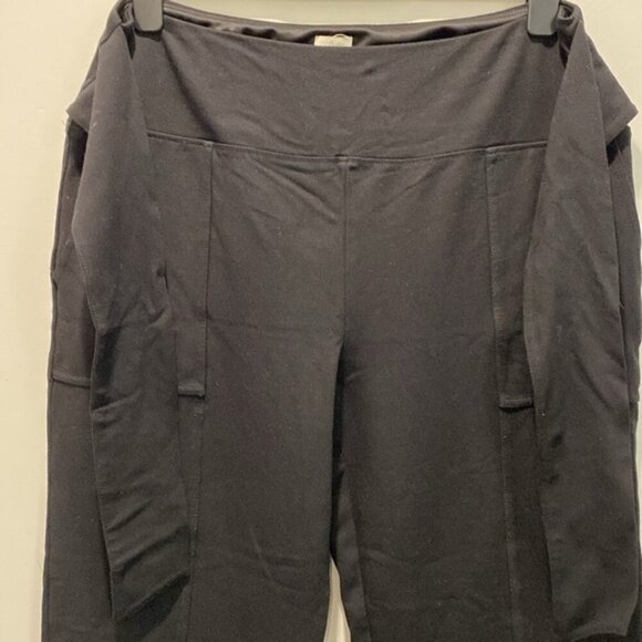 Joie wide leg capris pants Black waist high rise Size xl - Picture 5 of 15